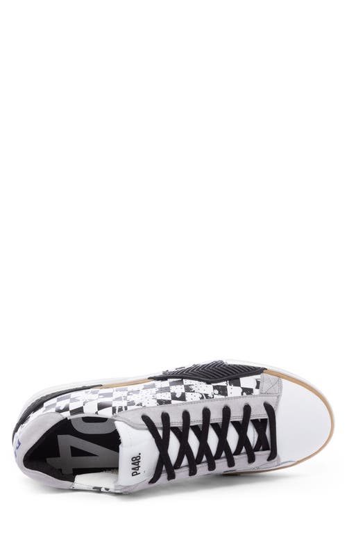 P448 Half Piper Low Top Sneaker In Stained Check