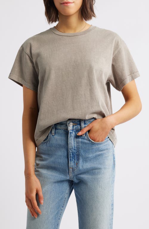 Slvrlake Short-sleeve Boxy Tee In Desert Taupe