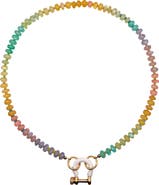 SHOP SPICY DAN Garcia Multicolor Moonstone Gold Plated Necklace