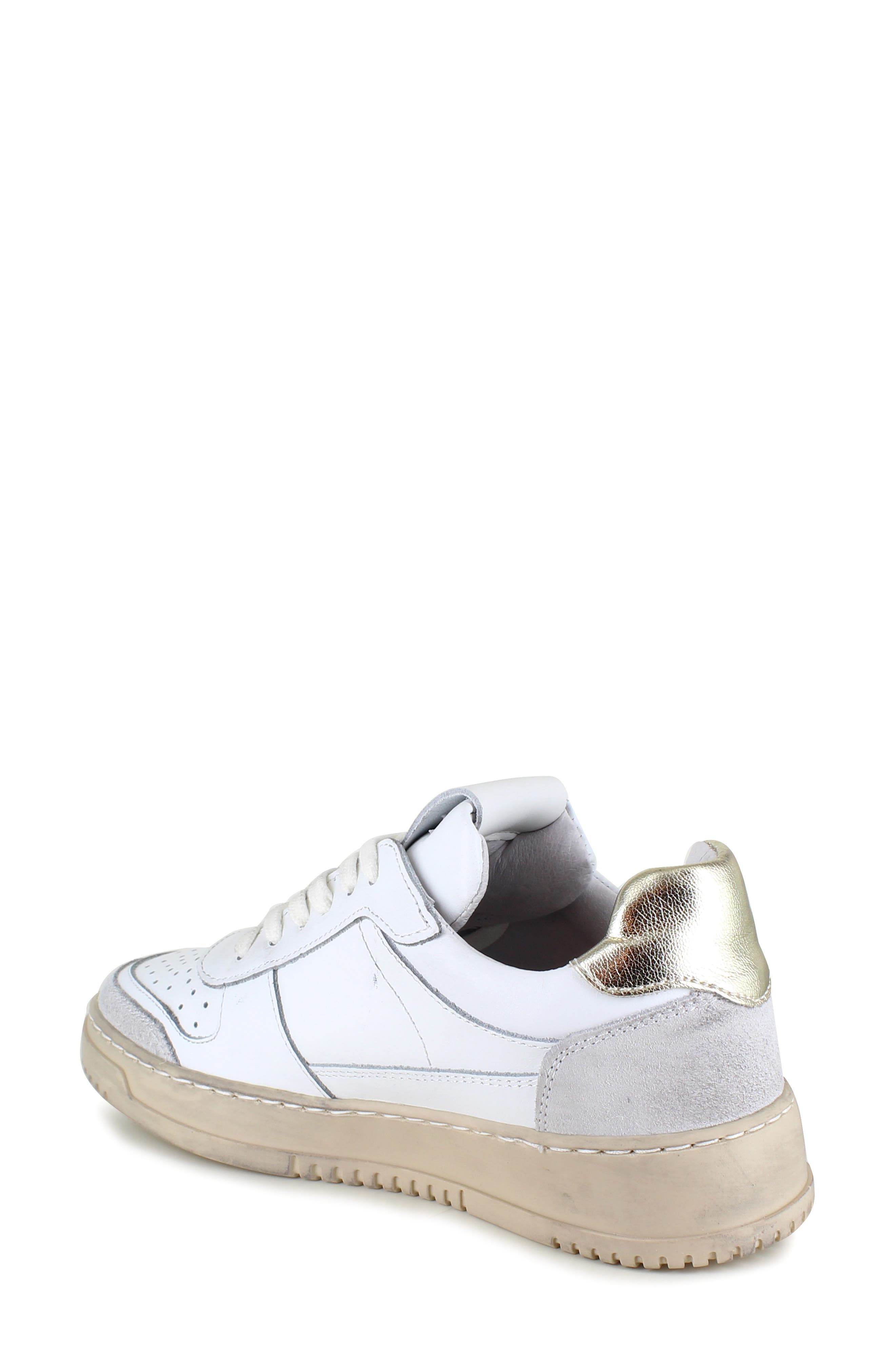 ZIGI Senta Sneaker, Alternate, color, White Leather