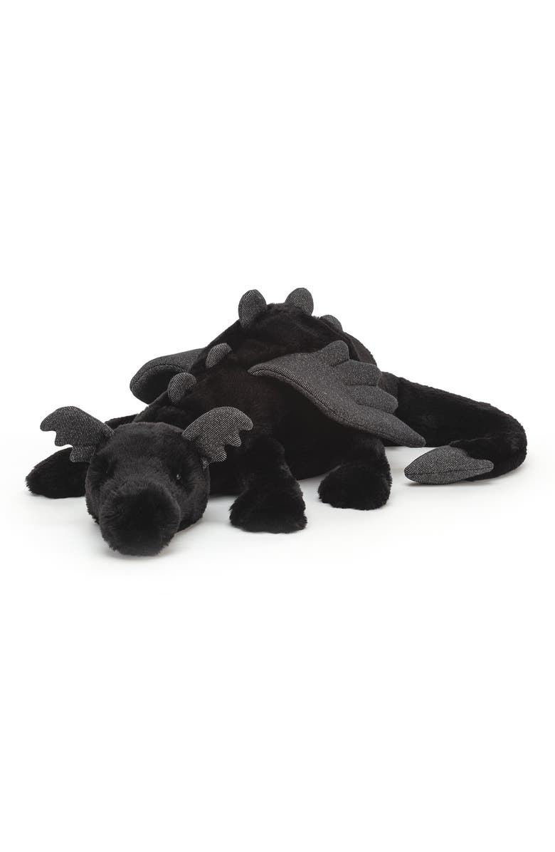 Jellycat Onyx Dragon Stuffed Animal, Main, color, 
