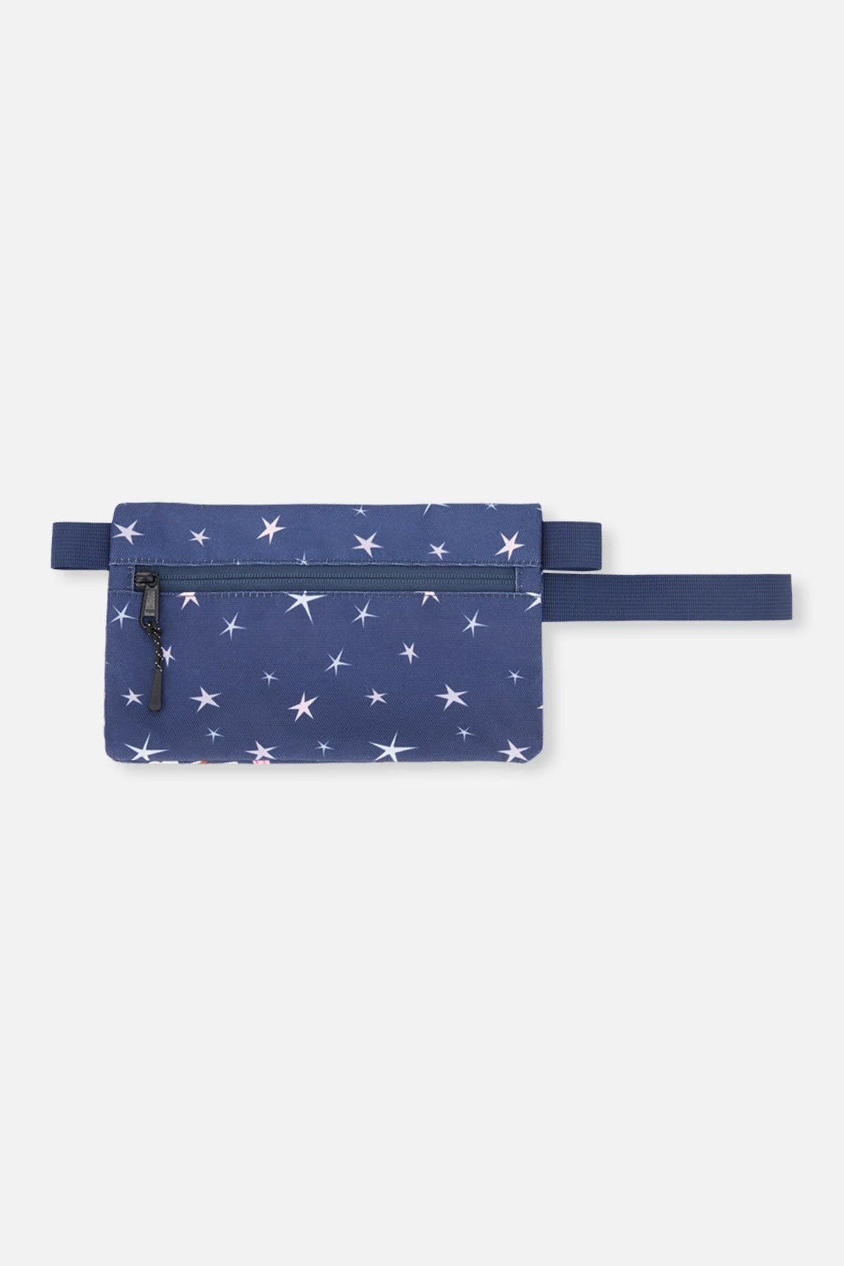 Deux par Deux Unicorn Compact Functional Charming Pencil Case, Alternate, color, Navy Unicorn Print