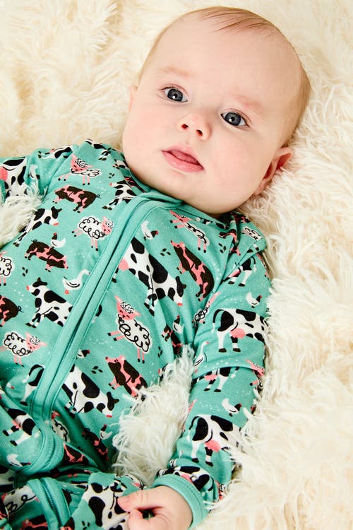 Clover Baby & Kids Soft & Stretchy Zipper Footie