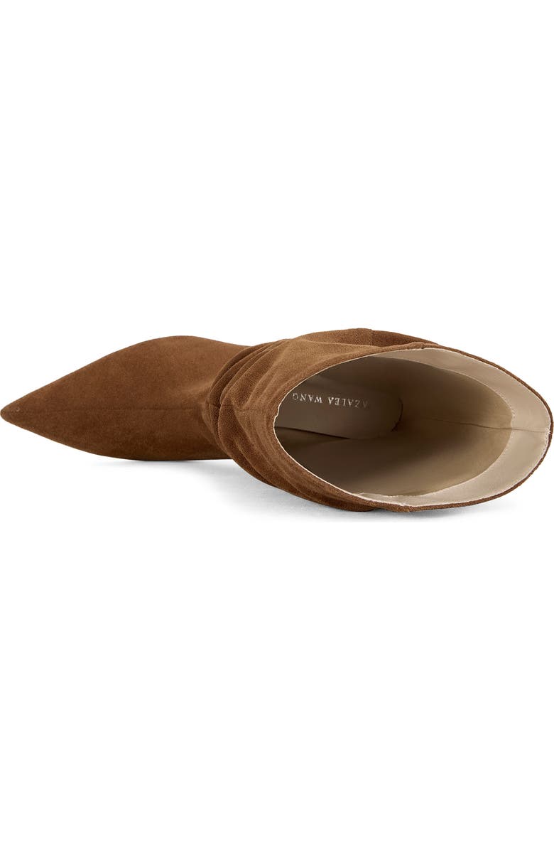 AZALEA WANG Asaf Slouch Shaft Bootie, Alternate, color, Tan
