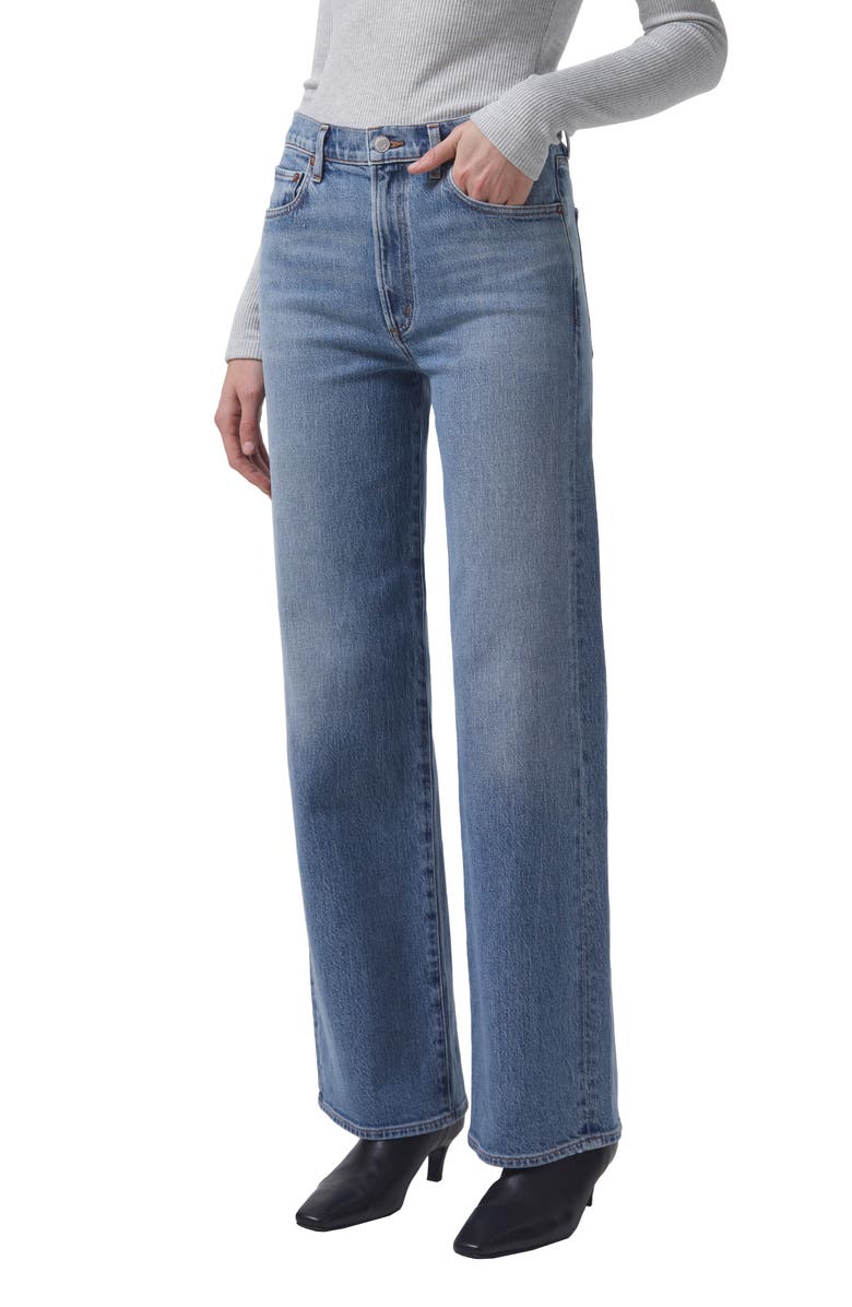 AGOLDE Harper Wide Leg Jeans, Alternate, color, Flash