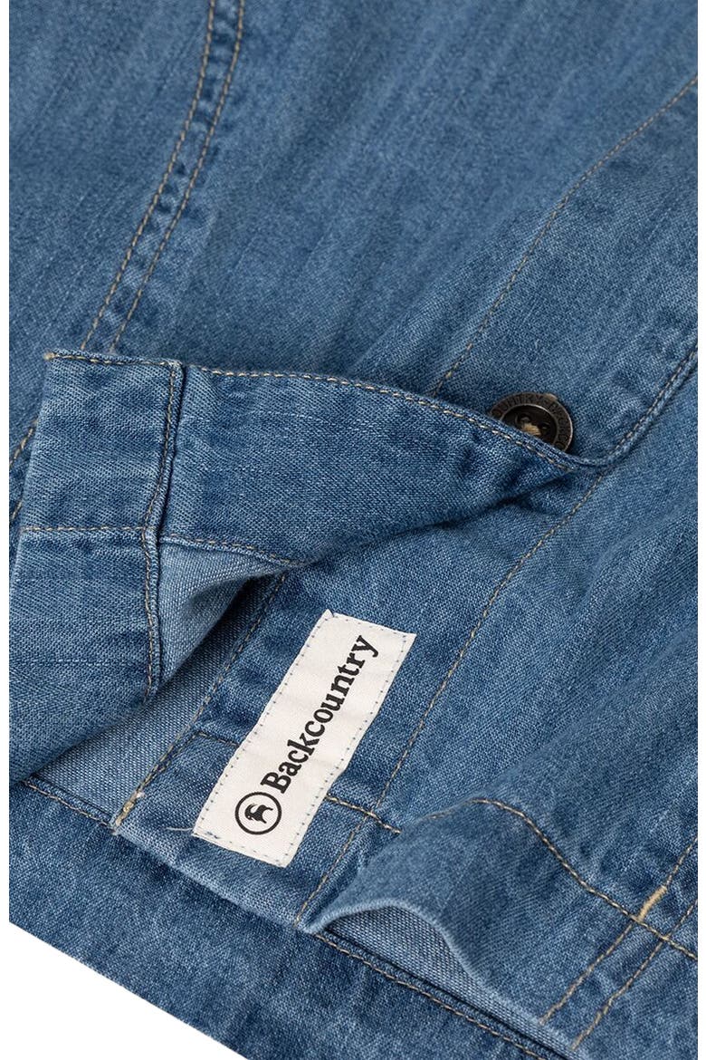 Lightweight Denim Workshirt - Women's, Alternate, color, Medium Indigo Wash