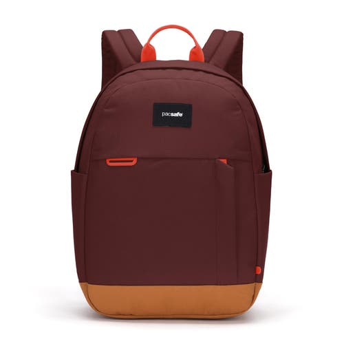 Pacsafe Go 15l Anti Theft Backpack In Garnet Red