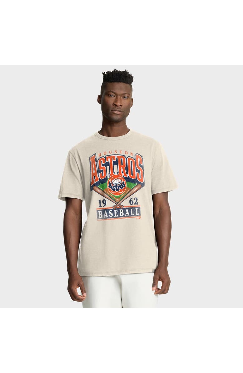 FANATICS Men's Fanatics Tan Houston Astros Stadium Slub T-Shirt, Main, color, Tan
