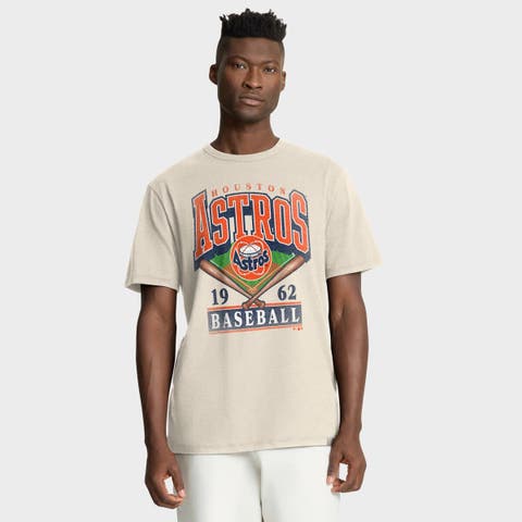Men's Fanatics Tan Houston Astros Stadium Slub T-Shirt