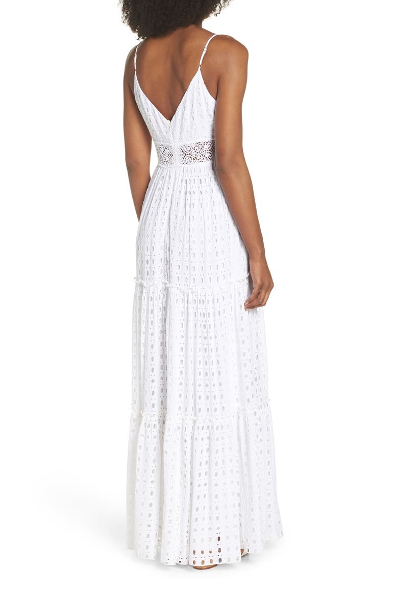 Melody Maxi Dress, Alternate, color, RESORT WHITE EYELET