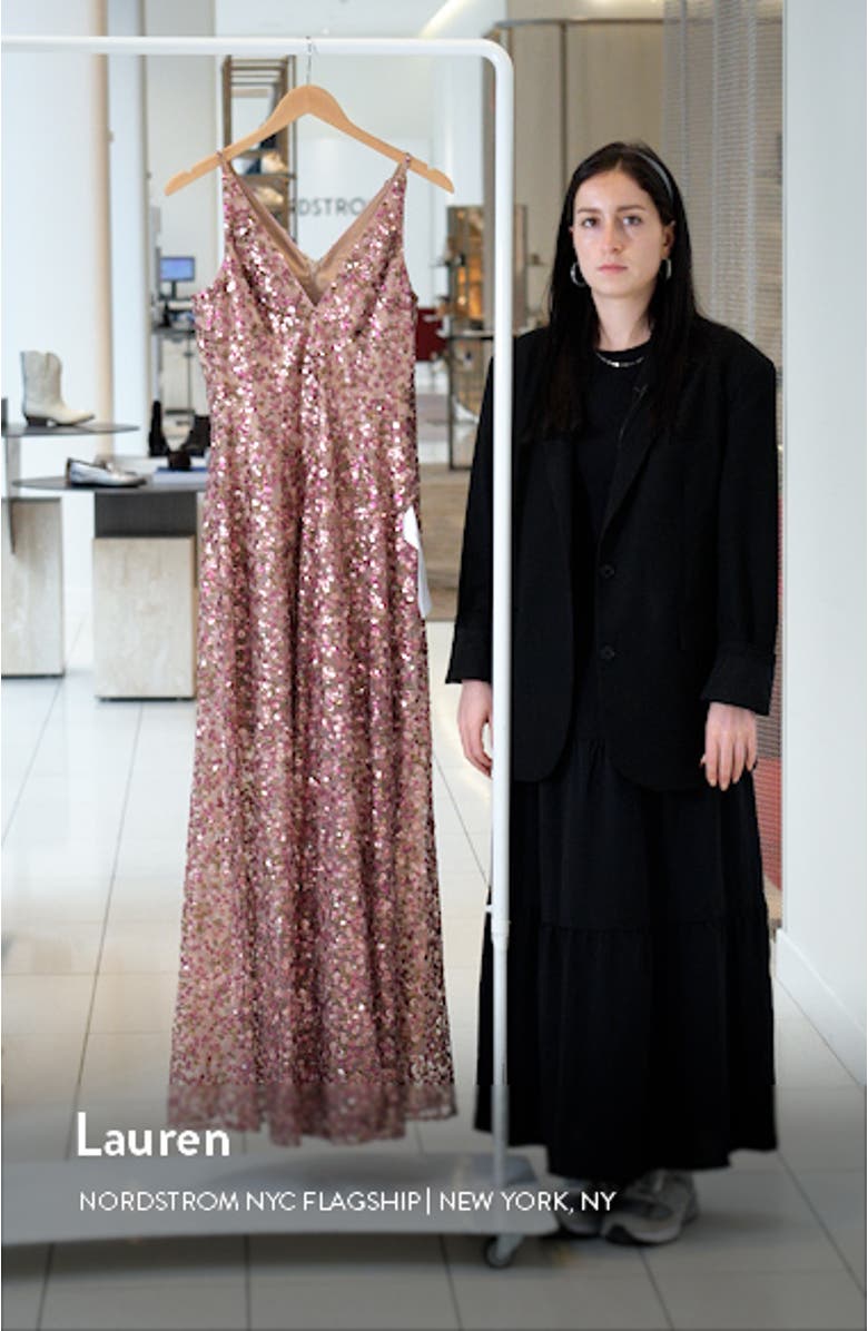 Ariyah Sequin Embroidered Ballgown, sales video thumbnail