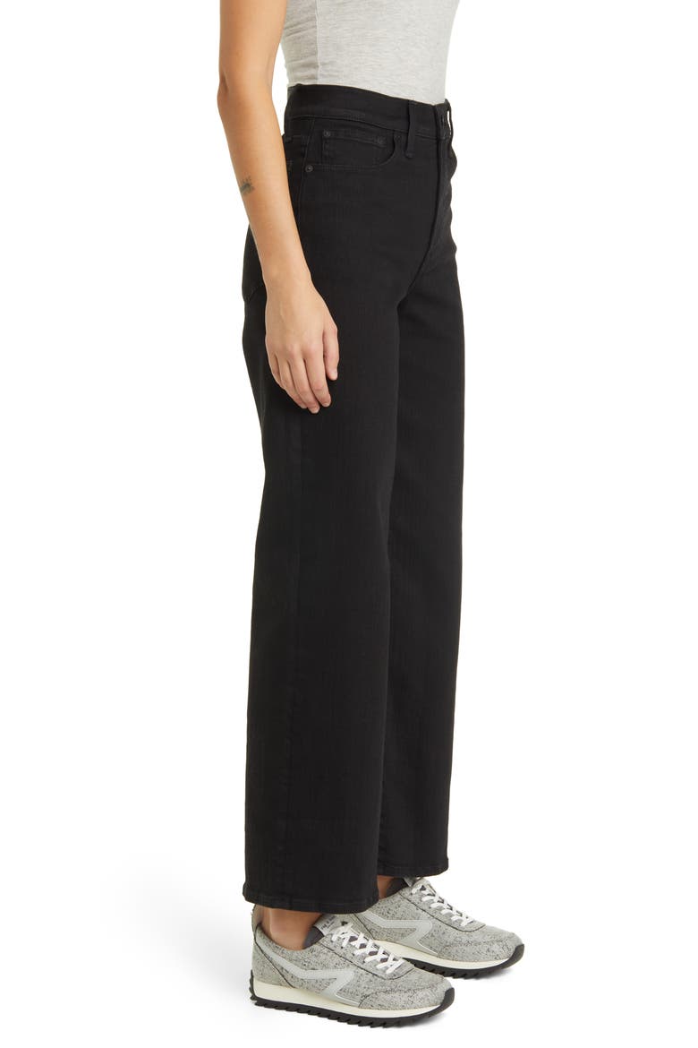 Perfect Wide Leg Jeans, Alternate, color, BLACK RINSE WASH