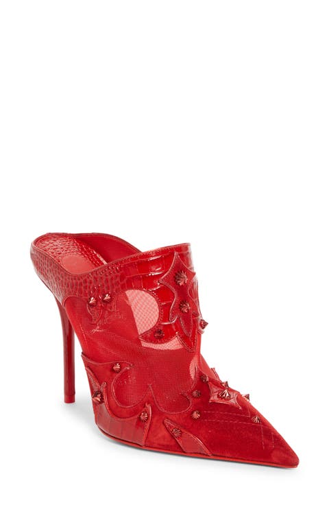 Mulatiag Studded Pointed Toe Mule (Women)