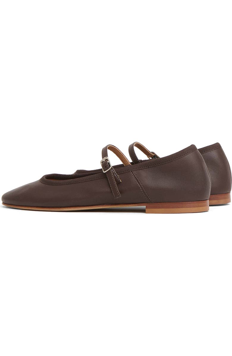 Mansur Gavriel Dance Mary Jane Flat, Alternate, color, Chocolate