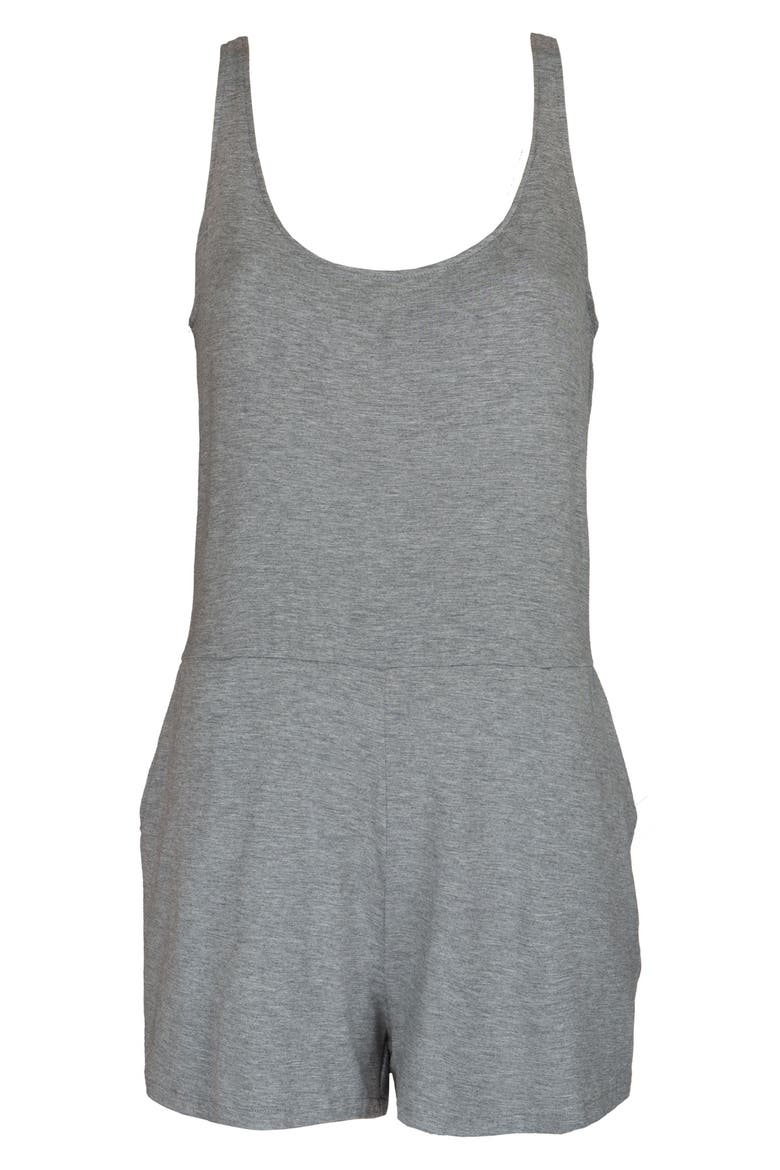 The All-Day Lounge Romper, Alternate, color, HEATHER GRAY