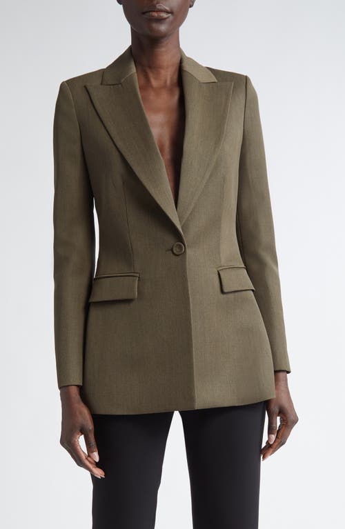Altuzarra Beatty Virgin Wool Blazer In 000216 Dry Age Mel.