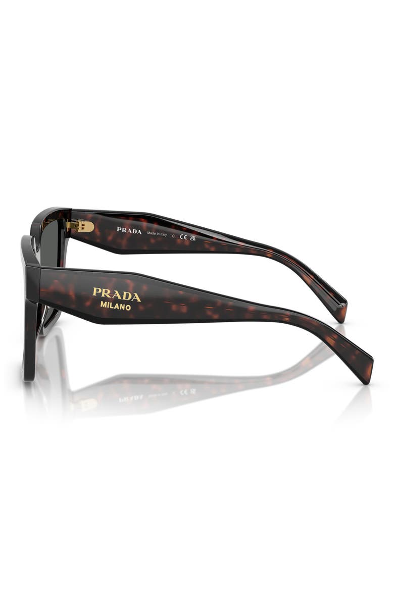 56mm Square Sunglasses, Alternate, color, DARK GREY