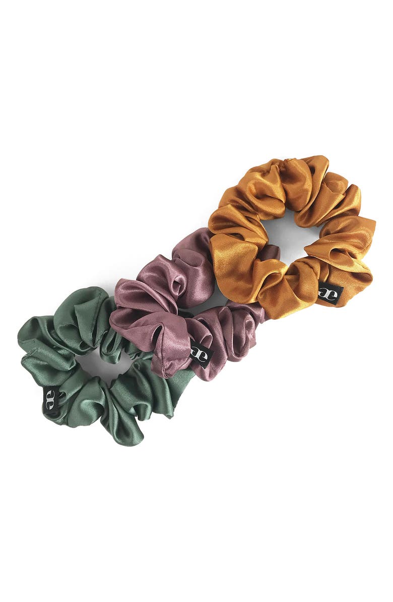 Grace Eleyae 3-Pack Satin Scrunchies, Alternate, color, 