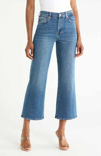 Alexa High Waist Cropped Wide Leg Jeans