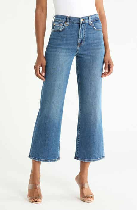 Alexa High Waist Cropped Wide Leg Jeans