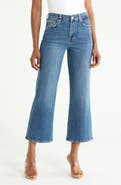 7 For All Mankind Alexa High Waist Cropped Wide Leg Jeans