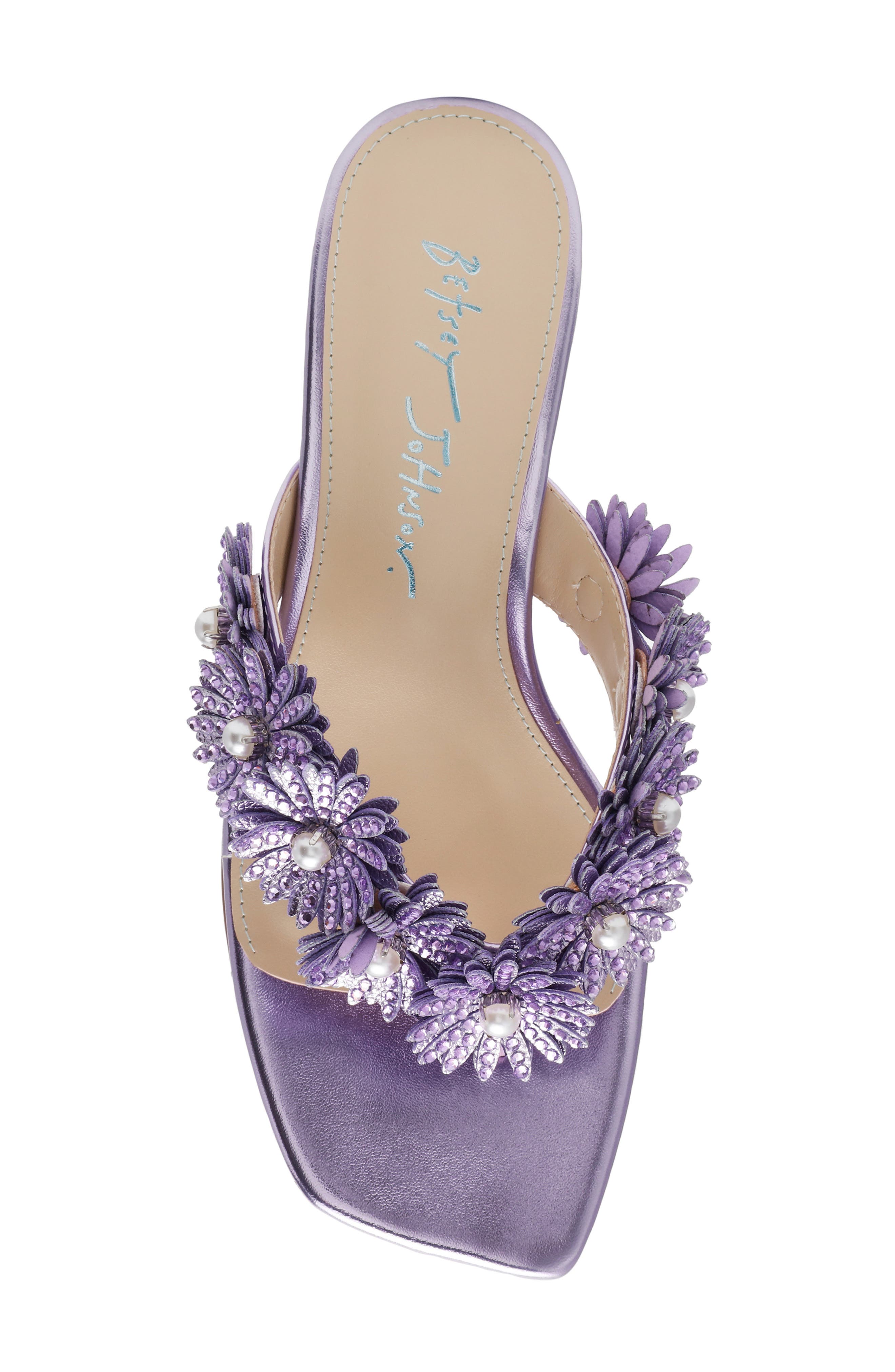 Lesli Kitten Heel Sandal, Alternate, color, PURPLE