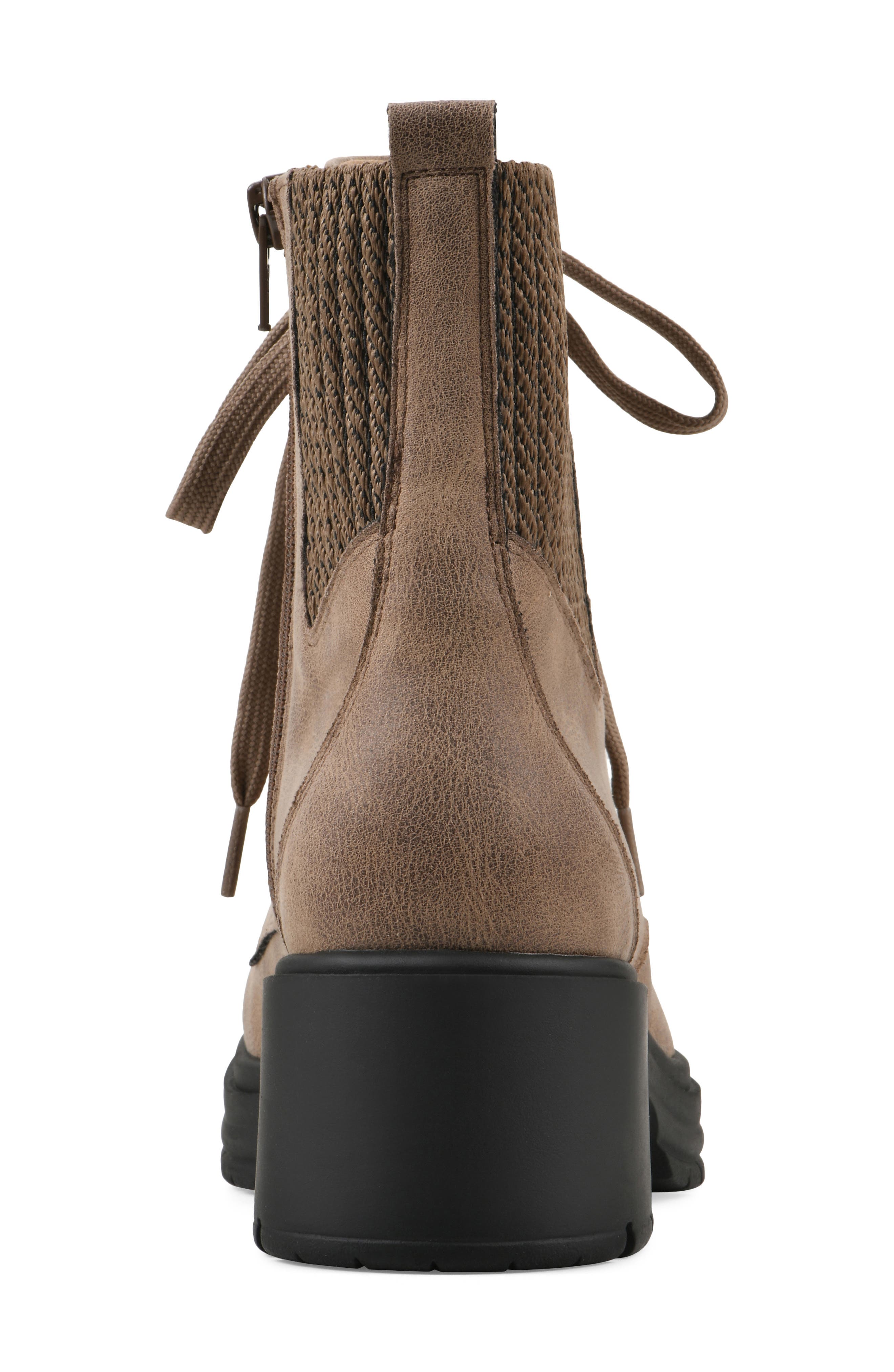 Midfield Combat Boot, Alternate, color, LIGHT BROWN/ FABRIC