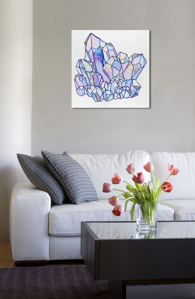 Oliver Gal Precious Stone Cluster II Canvas Wall Art, Alternate, color, 