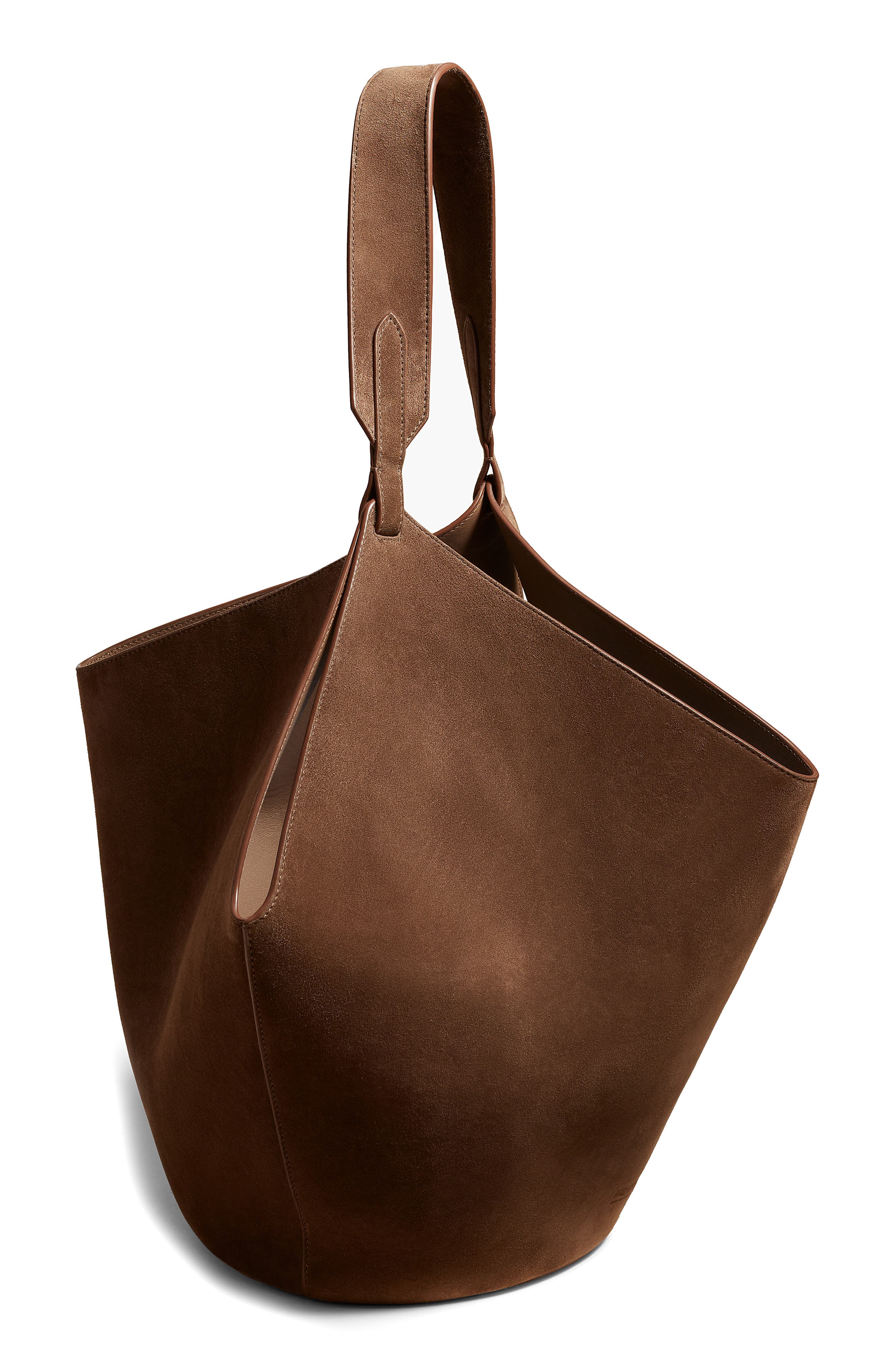 Khaite Medium Lotus Leather Tote, Alternate, color, 