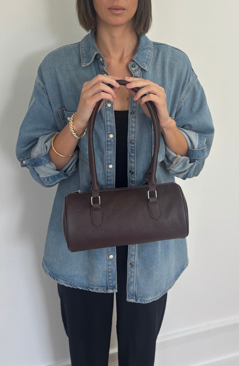 Adornia Rounded Shoulder Bag, Alternate, color, Brown