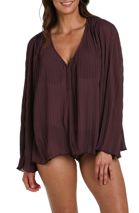 Sunbeams Pleat Cover-Up Shirt