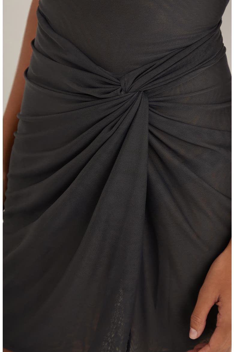 Mila Short Cover-Up Dress, Alternate, color, GREY