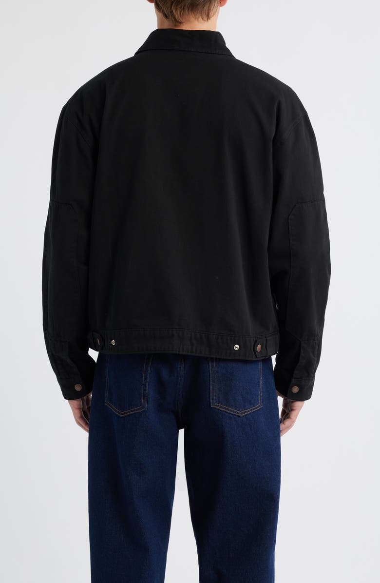 Dickies Fort Smith Cotton Trucker Jacket, Alternate, color, Black