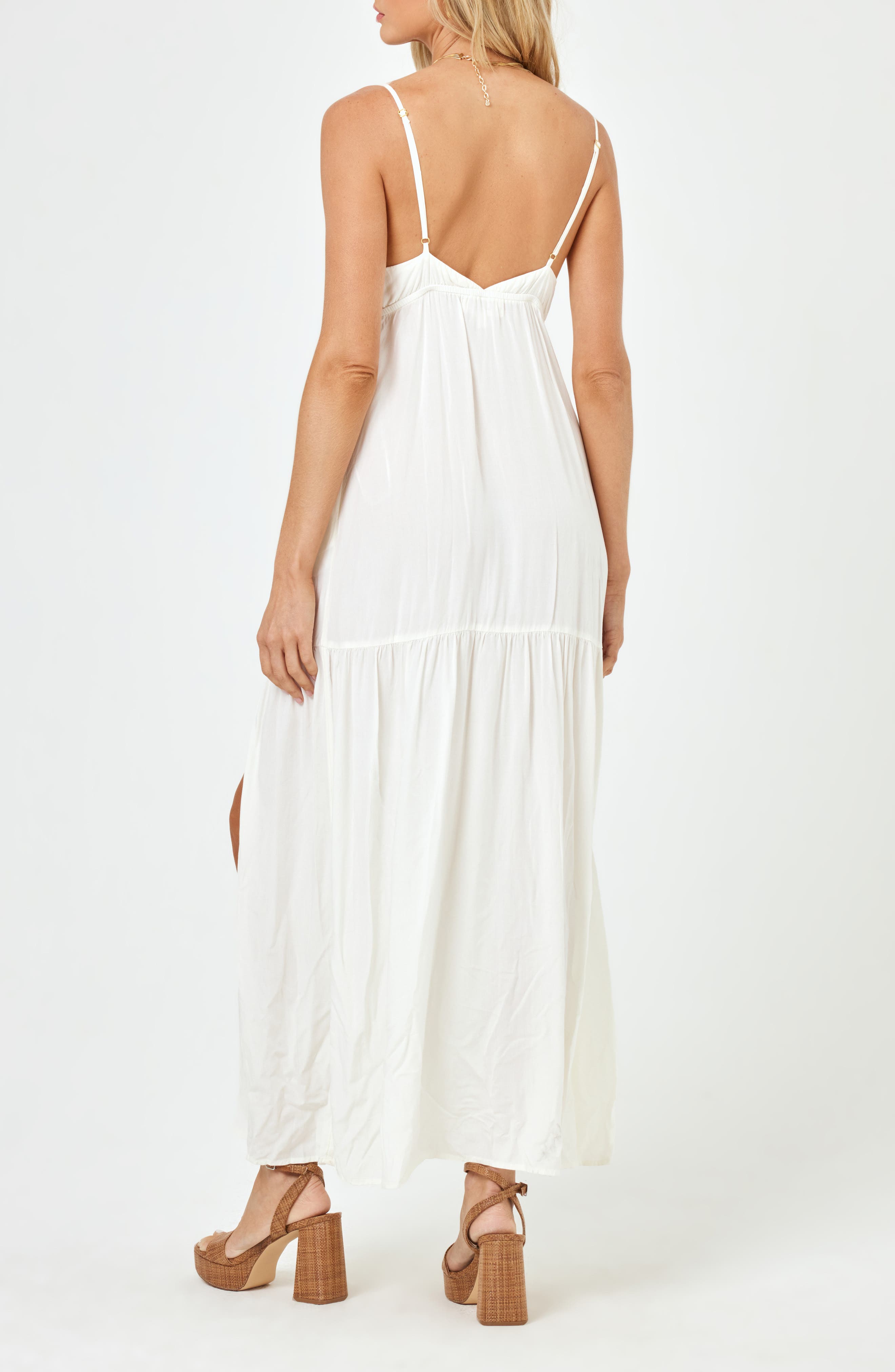 Victoria Drawstring Empire Waist Cover-Up Dress - image 2