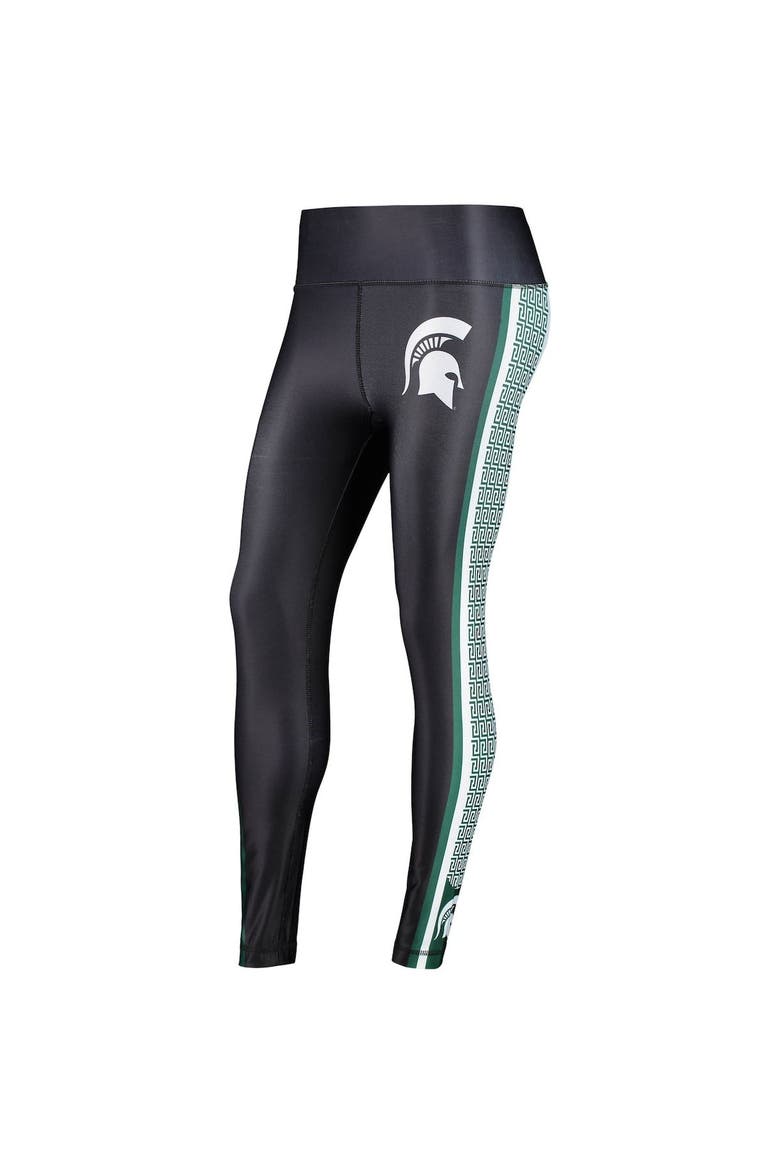 Women's Concepts Sport Black Michigan State Spartans Dormer Knit Leggings, Alternate, color, Black