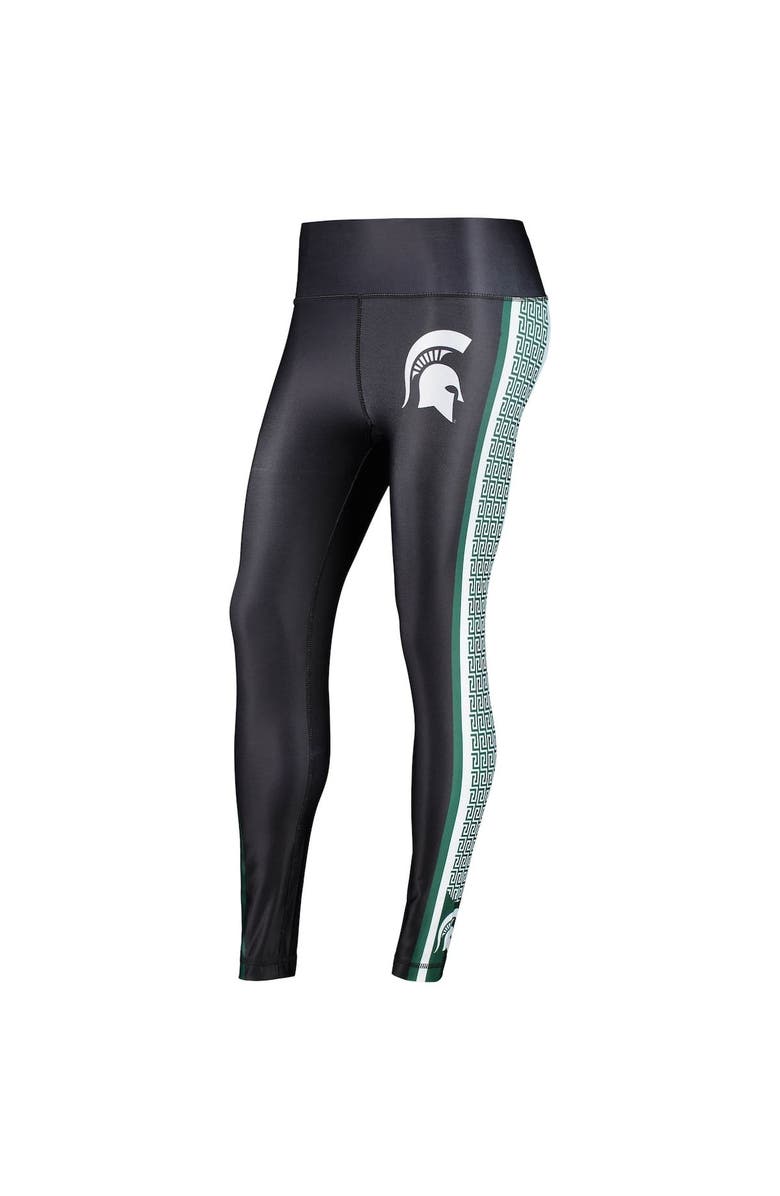 CONCEPTS SPORT Women's Concepts Sport Black Michigan State Spartans Dormer Knit Leggings, Alternate, color, 