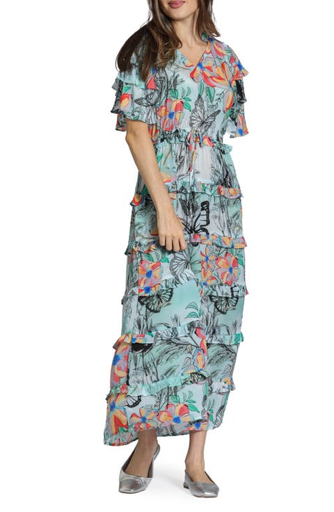 Tiered Ruffle Maxi Dress