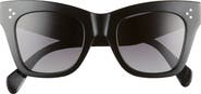 CELINE 50mm Polarized Square Sunglasses