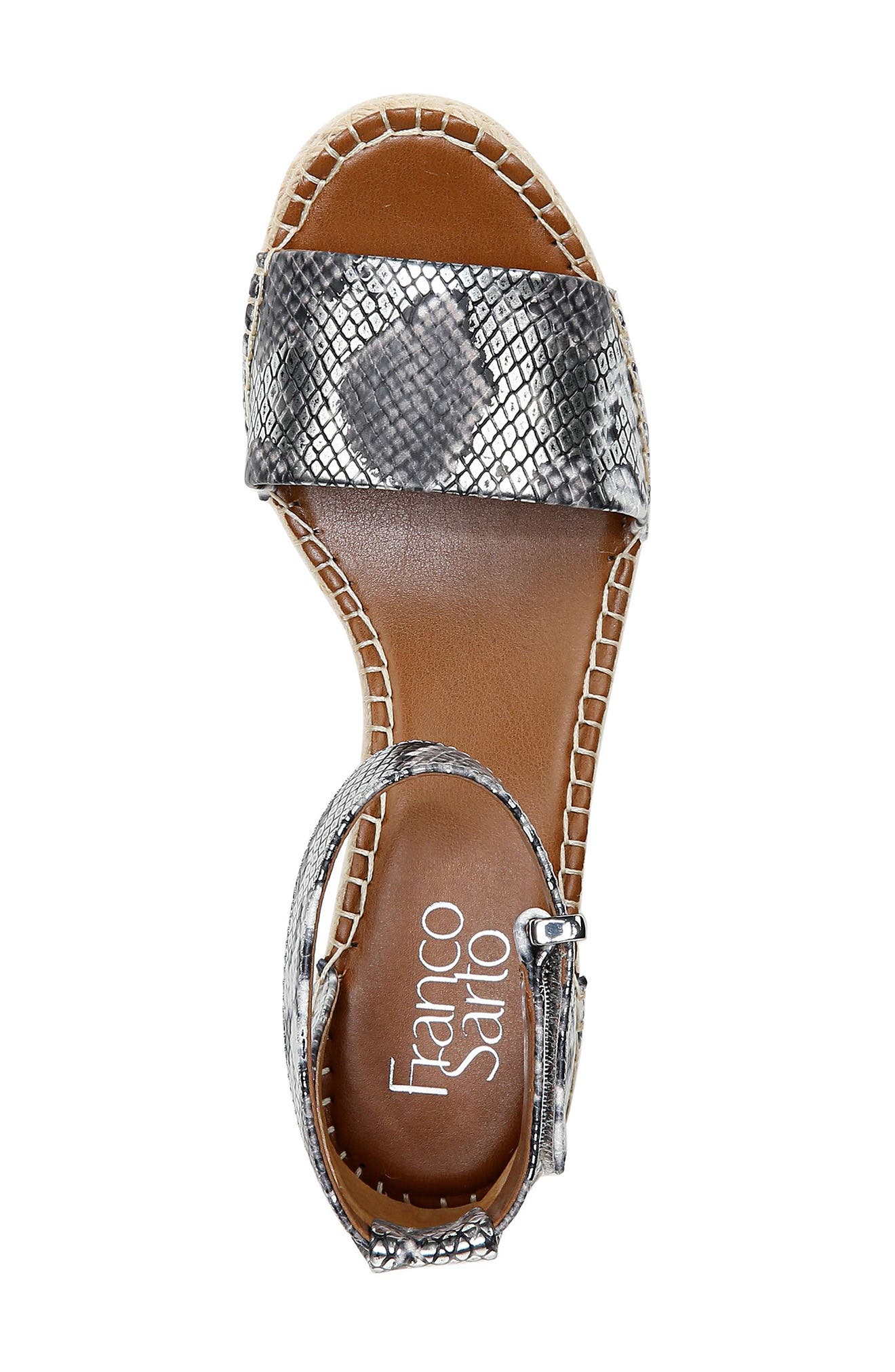 Franco Sarto Clemens Espadrille Wedge Sandal, Alternate, color, 