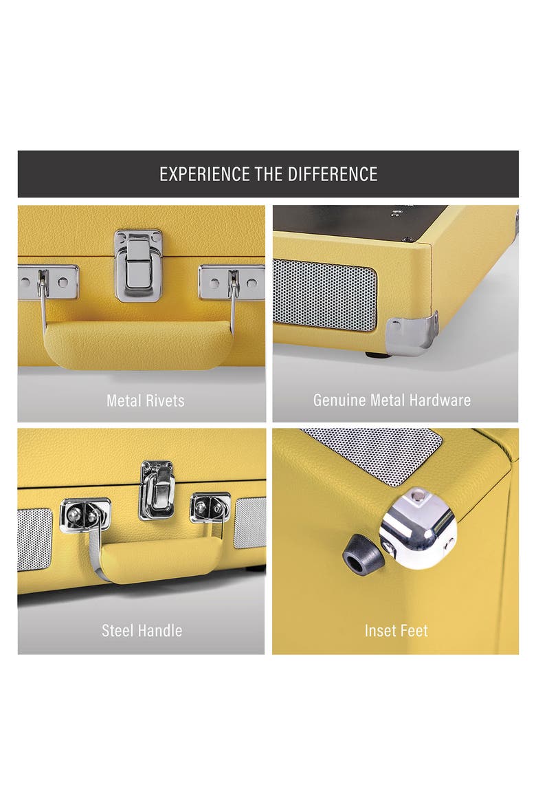 Cruiser Plus Record Player, Alternate, color, LEMON YELLOW
