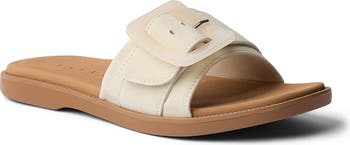 Cushion Sunny Buckle Slide Sandal