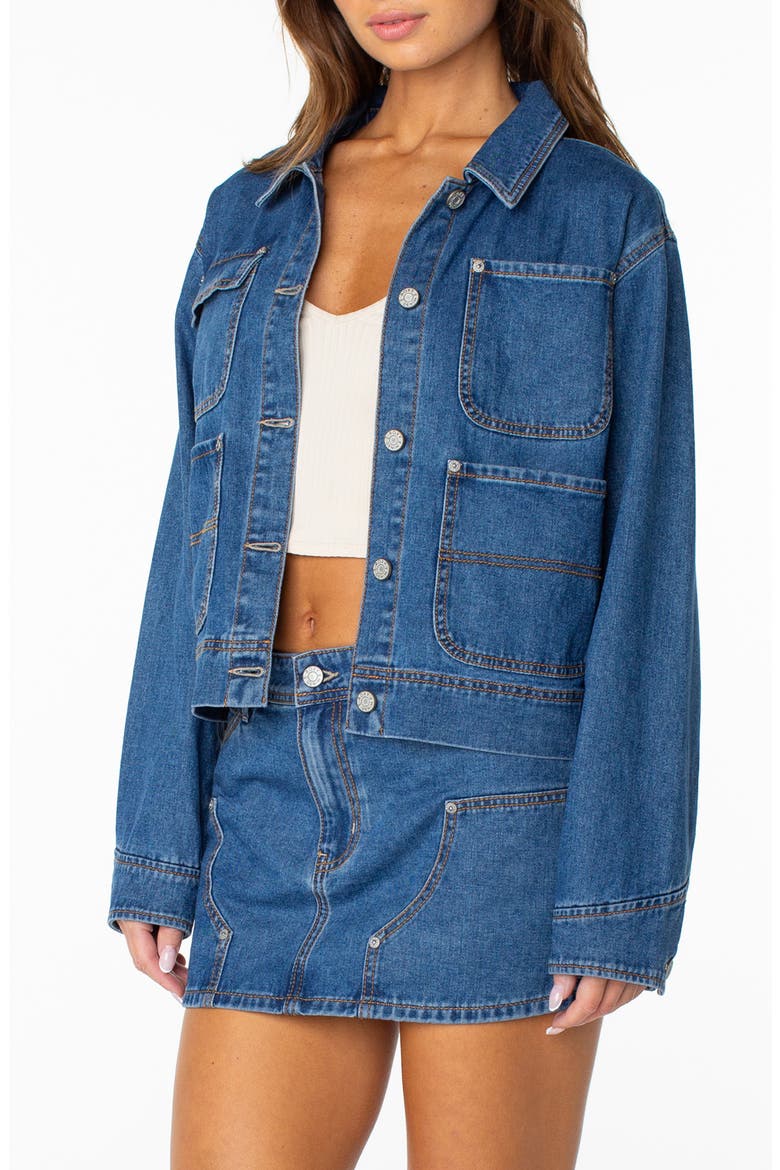 Reel Life Denim Jacket, Alternate, color, HIGH SURF
