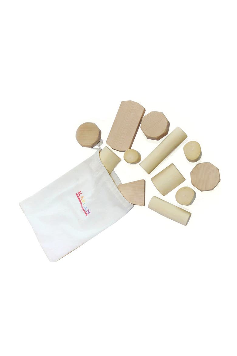 Bambino Wooden Shape Branch Blocks  - 12 Pieces, Alternate, color, Multicolor