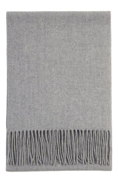 Cashmere Fringed Scarf