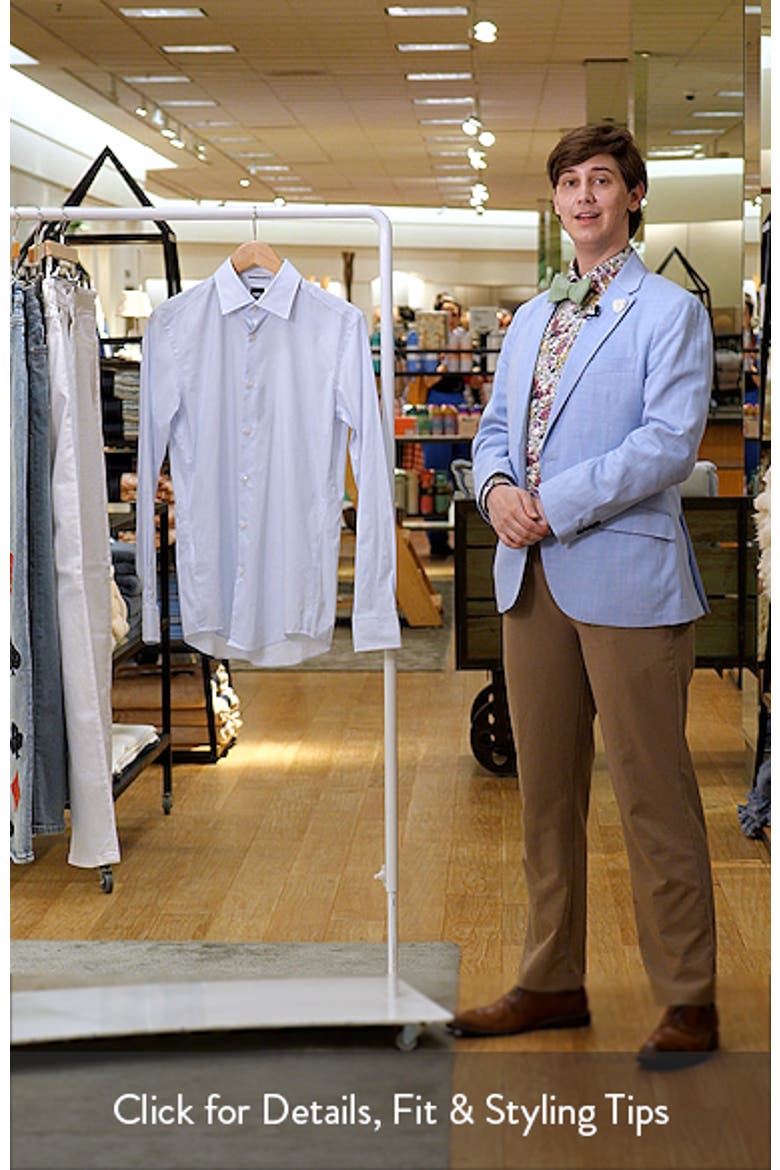 Hank Kent Slim Fit Stretch Performance Dress Shirt video