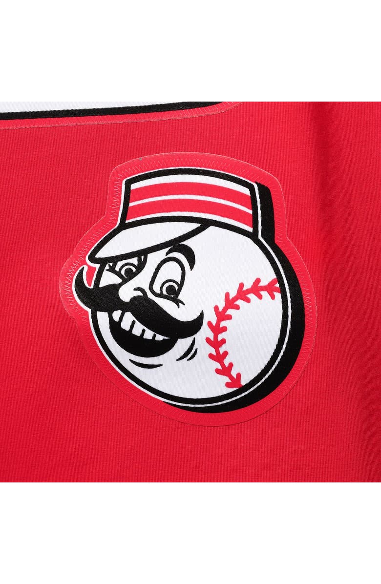 PRO STANDARD Men's Pro Standard Red/Black Cincinnati Reds Taping T-Shirt, Alternate, color, Red