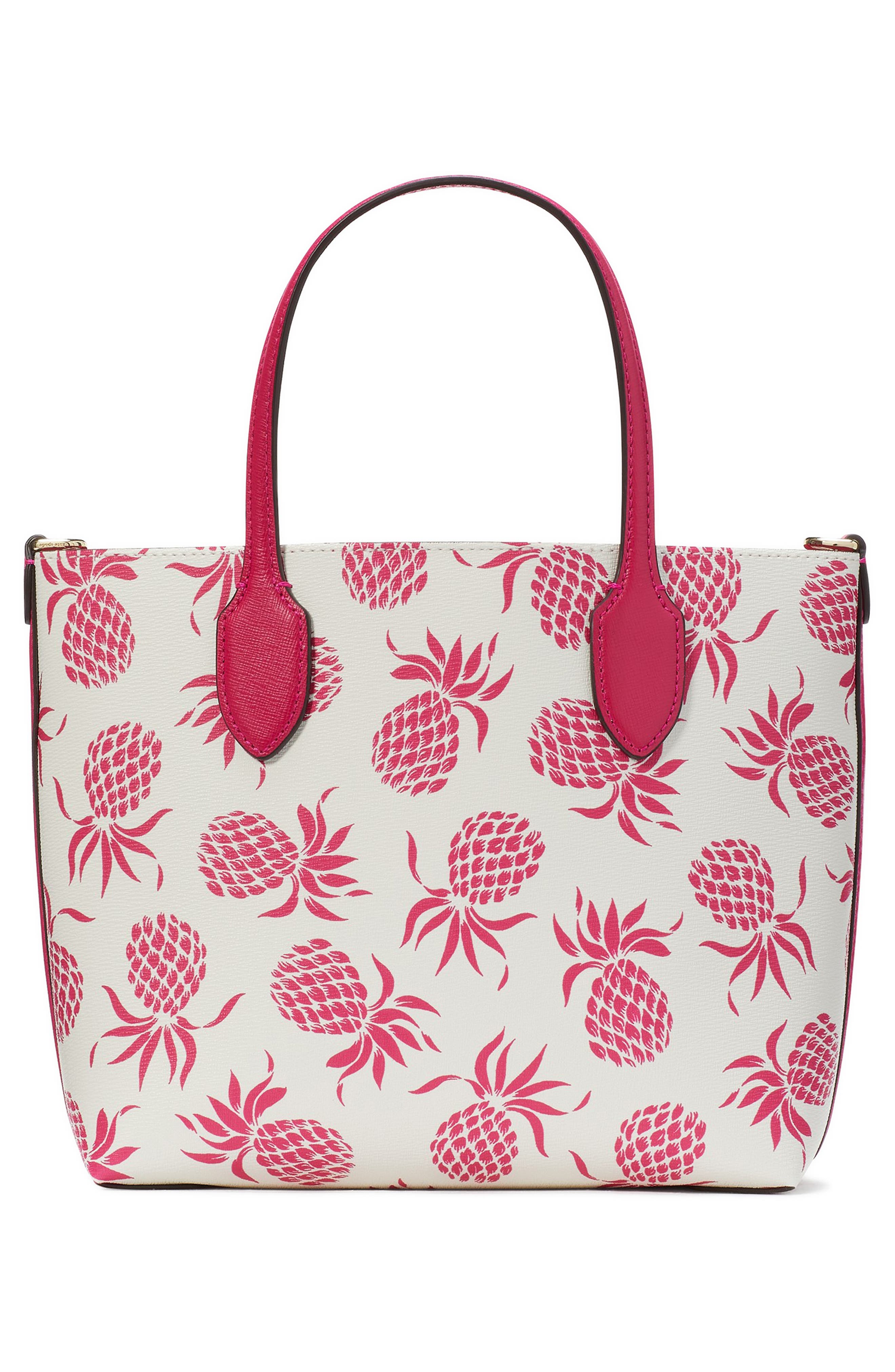 Kate Spade New York bleecker pineapple print tote, Alternate, color, 
