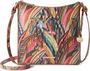 Brahmin Katie Croc Embossed Leather Crossbody Bag