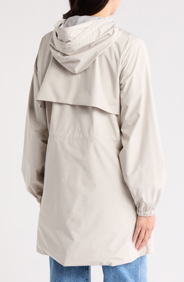 Save The Duck Fiorella Hooded Windbreaker Jacket, Alternate, color, Rainy Beige
