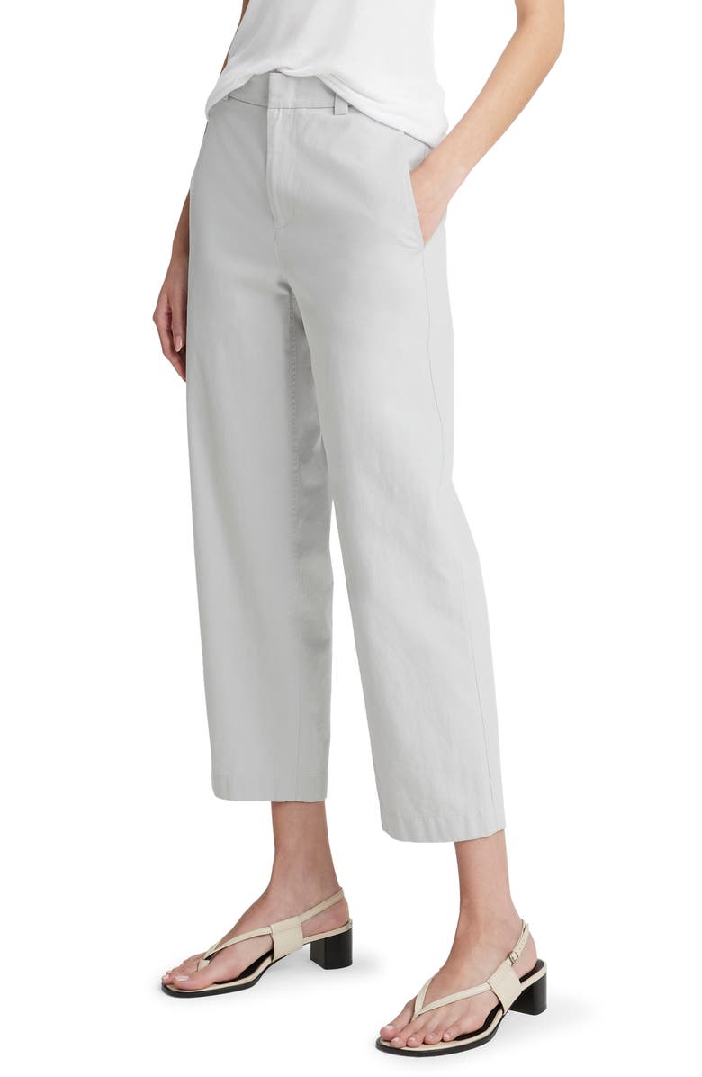 Vince Washed Cotton Crop Pants, Alternate, color, 
